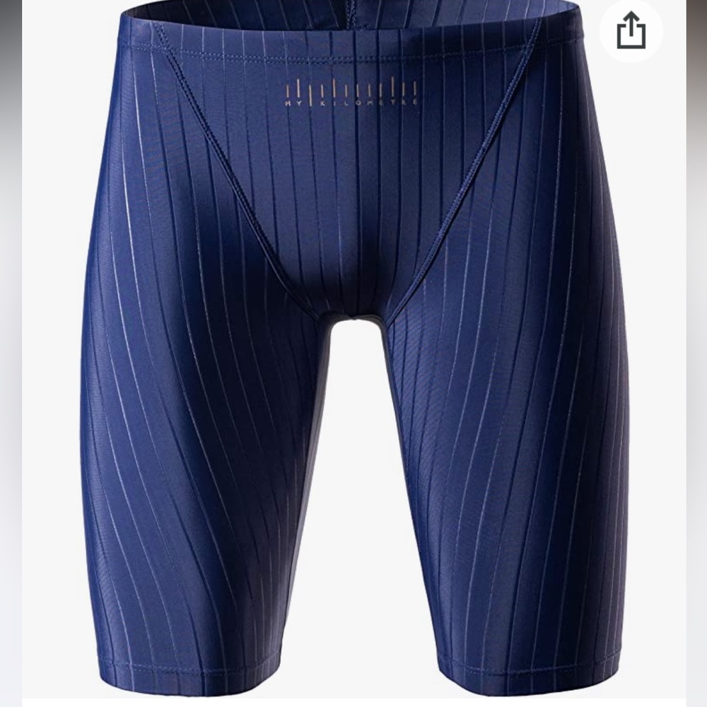 MY KILOMETRE Jammer Swimsuit Solid Swim Jammers Endurance Long Racing Training